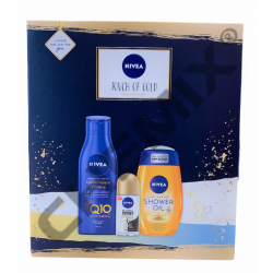 NIVEA WOMAN TOUCH OF GOLD - ZESTAW